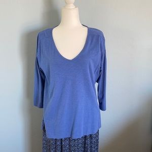 J. Jill pull over t-shirt with 3/4 sleeves L